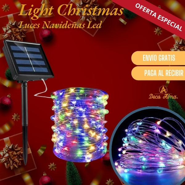 Light Christmas ™ | Luces Solares Navideñas 300 Led 30m